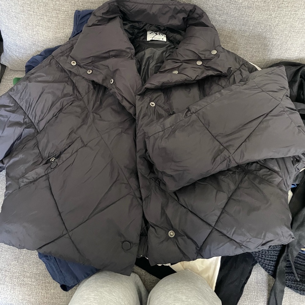 Zara cropped puffer
